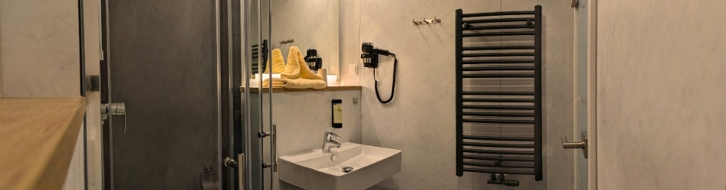 Badezimmer der Suite
